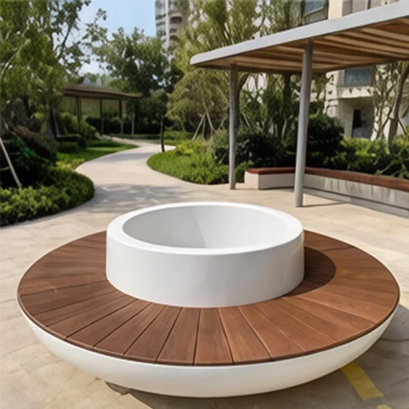 Garden Statue Bench